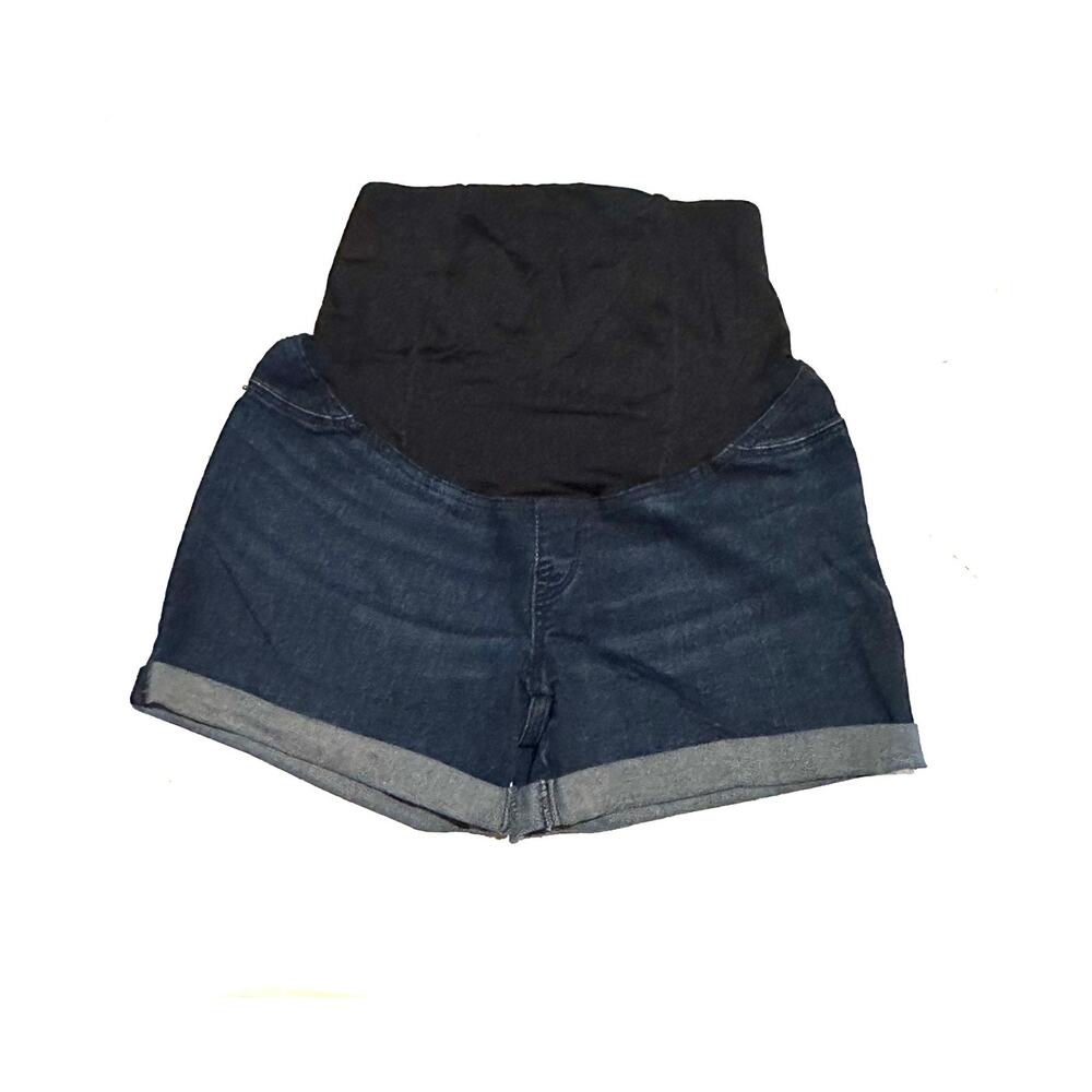 Isabel Maternity Roll Cuff Denim Shorts Women's Maternity Size 4
